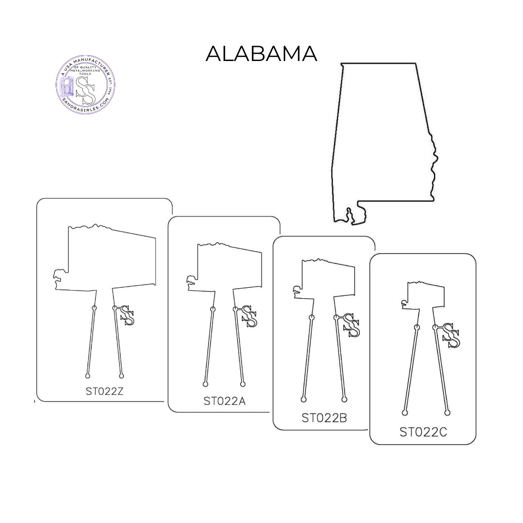 PANCAKE DIE ST022 STATE ALABAMA